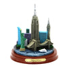 New York City Statue Model Nyc Skyline Architecture, Wooden Base, (4.5 In)
