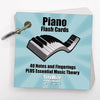 Music Flash Cards: Notes, Fingerings, & Music Theory (Piano)