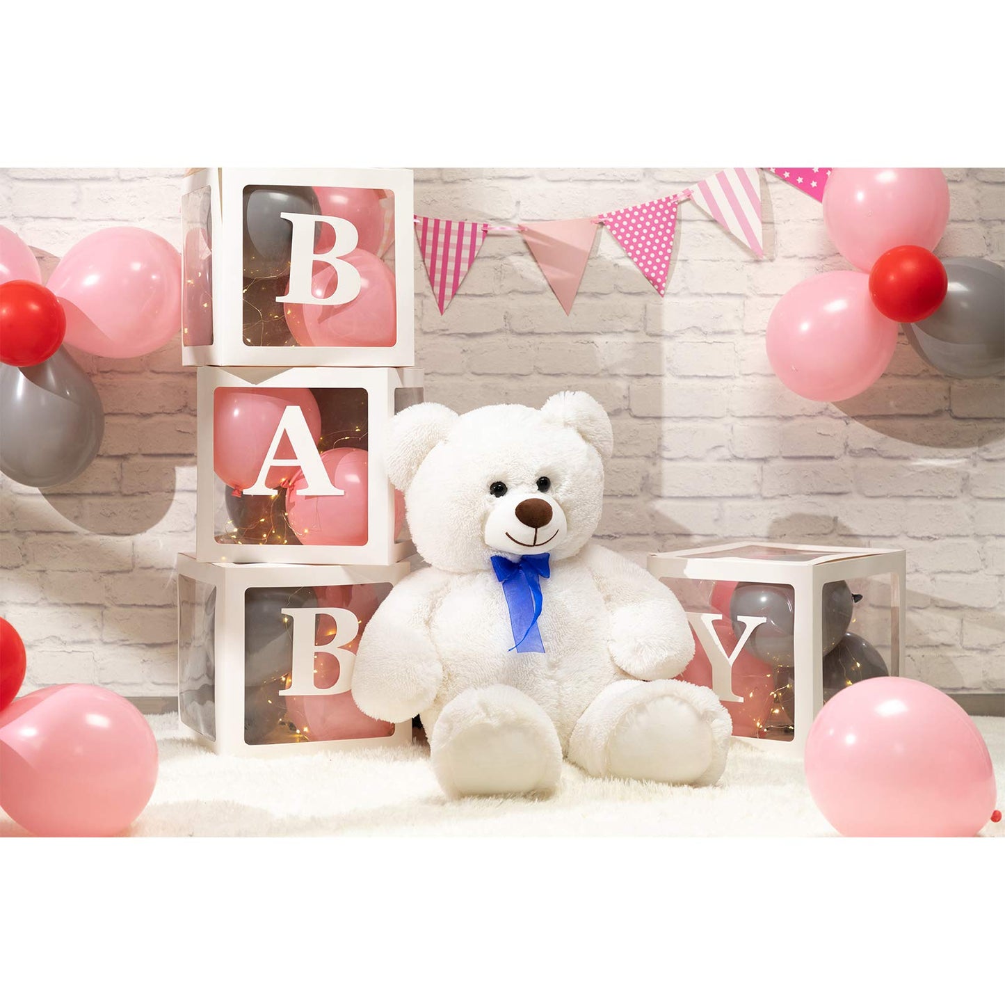 Hollyhome Teddy Bear Plush Giant Teddy Bears Stuffed Animals Teddy Bear Love 36 Inch White