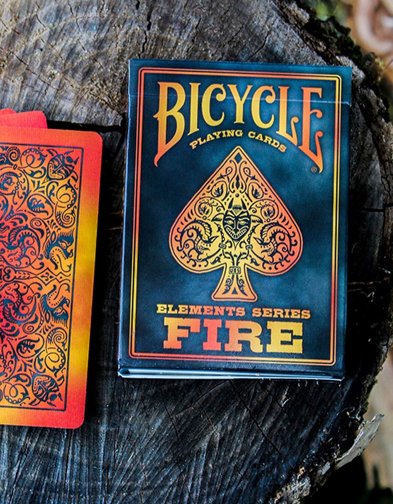 Bicycle Fire Element Playing Cards