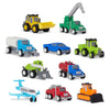 Driven By Battat - Mini Toy Car Set - Toy Trucks For Kids - Toy Construction Vehicles - City Vehicle Toys - 3 Years + - Pocket F