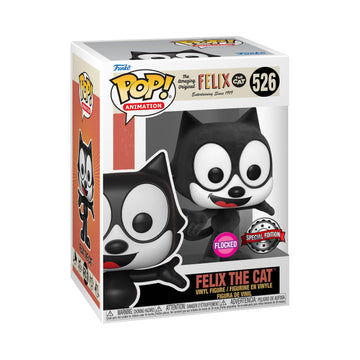 Funko Pop! Flocked Felix The Cat (526) - Limited Edition Collectible Figure