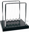 Powertrc Newtons Cradle Balance Balls 7 1/4' | Science Physics Gadget | Desk Toys & Accessories