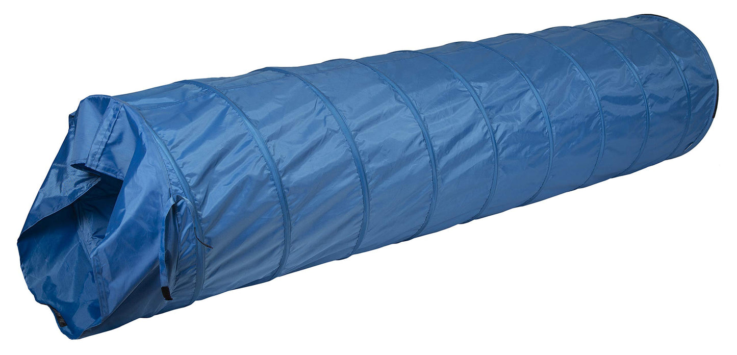 Pacific Play Tents Institutional 9 Foot X 22'' Crawl Tunnel For Indoor/Outdoor Fun, Blue