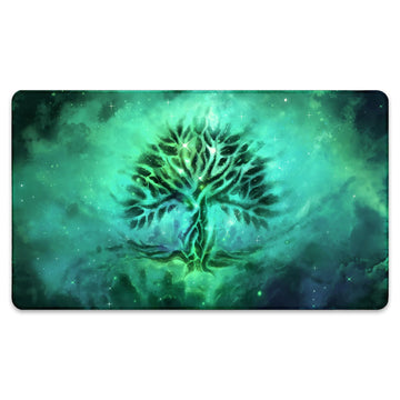 Paramint Forest Ethereal Mana (Stitched) - MTG Playmat - Compatible with Magic The Gathering Playmat - Play MTG, YuGiOh, TCG - O