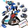 Apitor Robot J Creative Robot Building Kit, 6-In-1 Programmable App Remote Control Robot/Tank Stem Learning Toy, Educational Cod