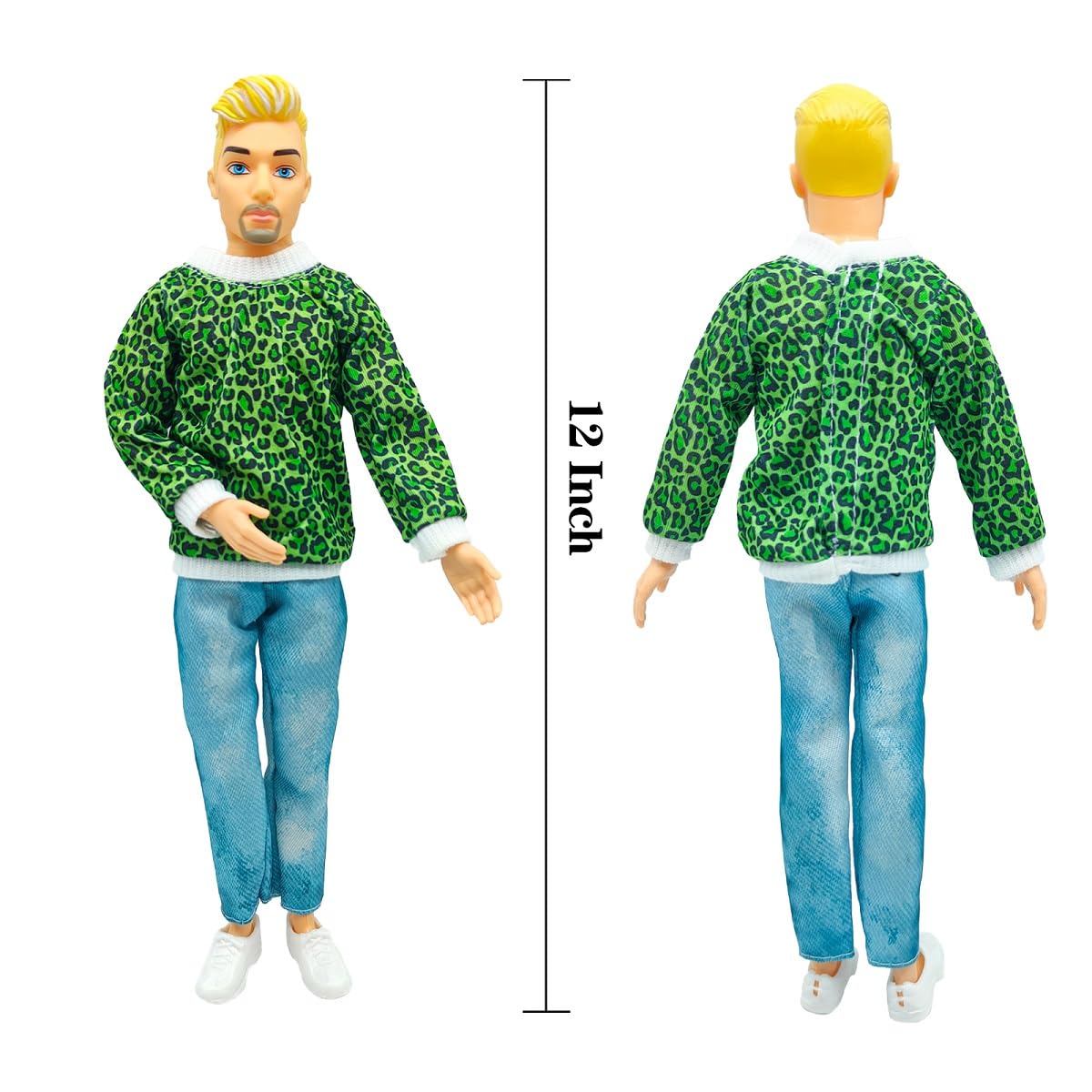 Flfuatt Stylish Fashions Girls Doll Toys, The Ultimate Fashionista Doll For Trendy Kids, 11.5 Inch Fashion Doll (Long Sleeves In
