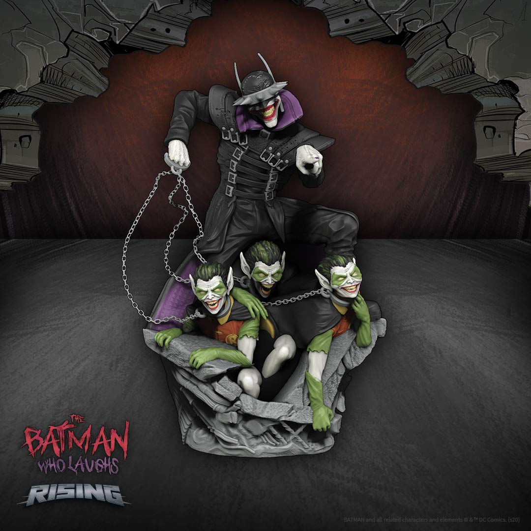 The Batman Who Laughs Rising | Cooperative Board Game | Featuring Dc Comics Heroes And Villains - Wonder Woman, Green Lantern, Hawkgirl, Batman, Harley Quinn, The Flash, Cyborg | Licensed Batman Game