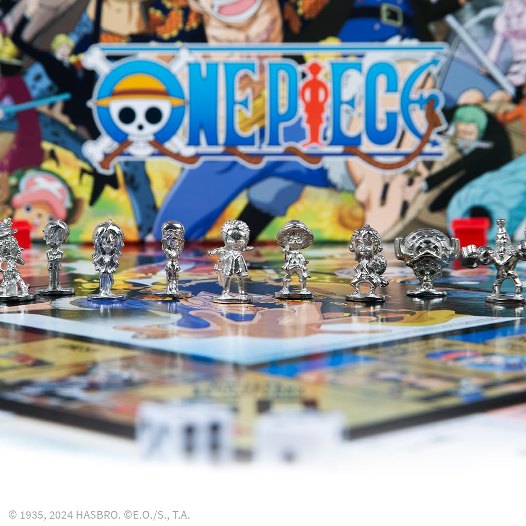 Monopoly: One Piece Edition Board Game | Buy, Sell, Trade With Popular Characters From The Manga & Anime Series | Featuring 9 Miniature Tokens | Officially Licensed Merchandise And Collectible