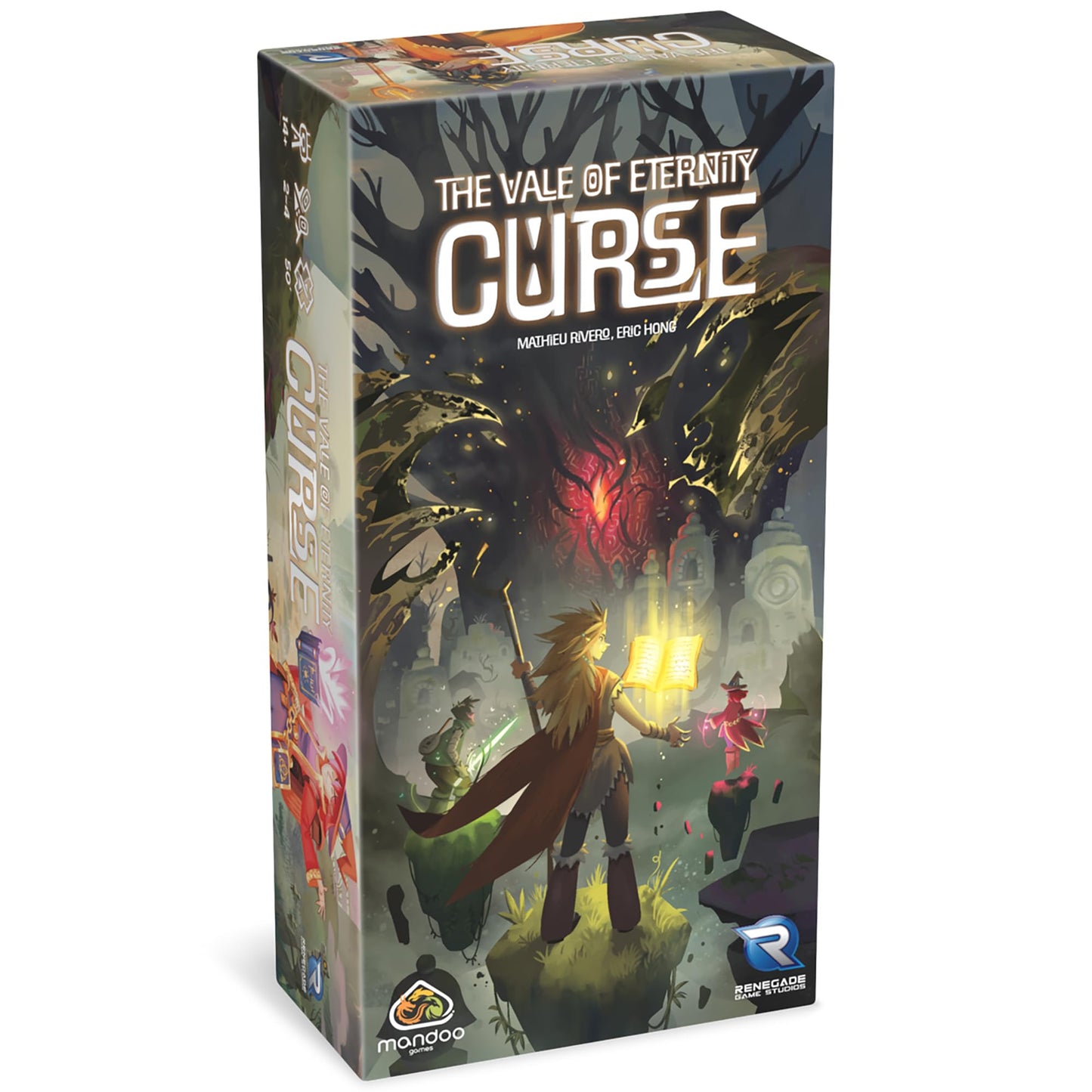 Renegade Game Studios Vale of Eternity Curse Expansion, Fantasy Board Game, Card Drafting, Asymmetric Abilities, 2-4 Players, Ag