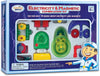 POPULAR PLAYTHINGS Electricity and Magnetic Combination Kit, STEM Toy, Medium Size, Green/Red/Yellow, Model 581