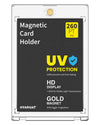 HYARUAT 260pt Magnetic Card Holders for Thick Trading Cards - Clear One Touch Hard Case with Gold Magnet UV Protection Fits Baseball & Sports Cards (1 Pack)