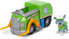 Paw Patrol Rocky’s Recycle Truck Vehicle with Collectible Figure, Multicolor, Plastic, Model 20114312, for Kids 3+