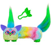 FURBY DJ Furblets Can-Dee-Swirl Mini Electronic Plush Toy with Funny Stretchable Sound Effects & Music, Speaks Furbish, Pink, Bl