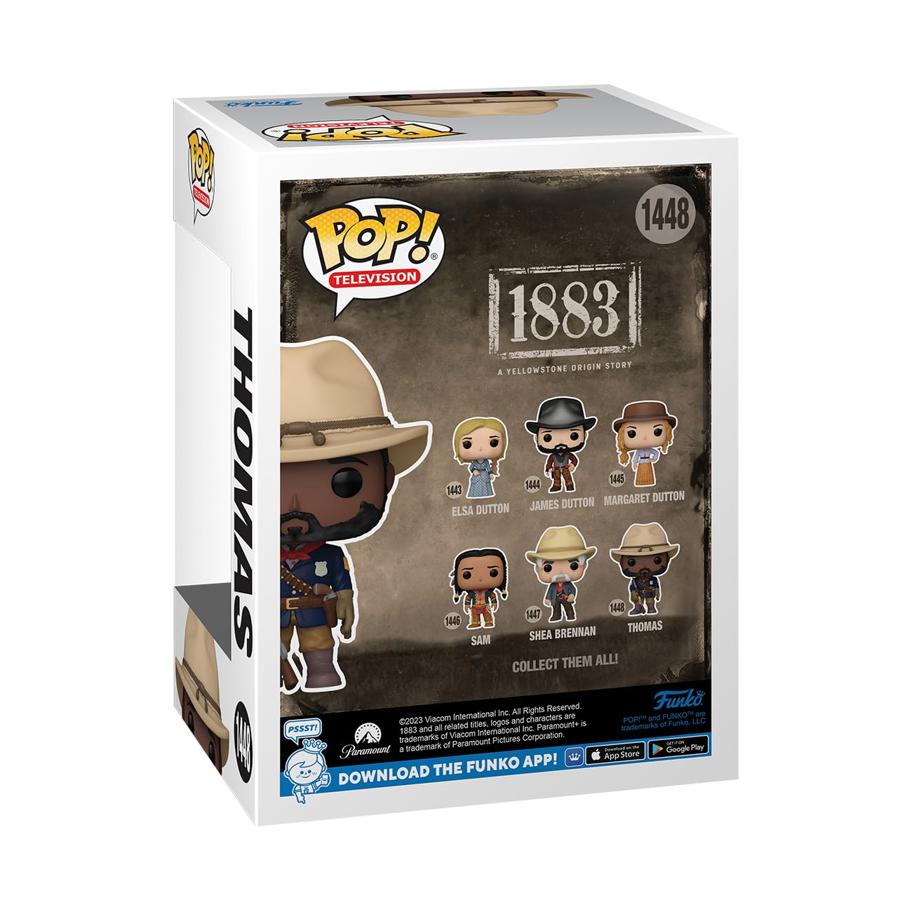 Funko Pop! Tv: 1883 - Thomas - Collectable Vinyl Figure - Gift Idea - Official Merchandise - For Kids & Adults - Tv Fans - Model