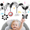 Ajsupojouet Car Seat Toys Hanging And Stroller Toys For Babies 0-6 Months,High Contrast Baby Toys For Newborn 0 3 Months Brain D
