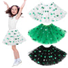 Mumufy 3 Pieces St. Patrick'S Day Tutu Skirt For Women Teen Girls Lightweight Green Tutu St Patricks Day Costumes For Party (3-8