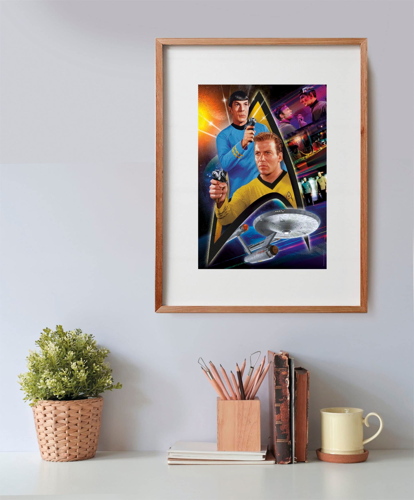 Clementoni - 35141 - Puzzle Star Trek - Jigsaw Puzzle 500 Pieces, Jigsaw Puzzle For Adults - Made In Italy