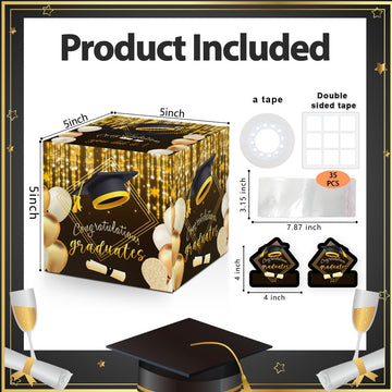 Graduation Gifts For Women Men, Funny Graduation Gifts For College, Surprise Money Box For Cash Gift Pull, Graduation Money Hold