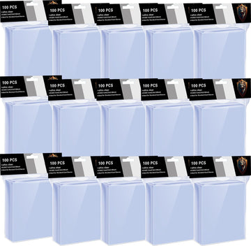 1500 Counts Soft Inner Sleeves For Trading Cards,Clear Perfect Fit Protector For Tcg,And Sports Collectibles (Basketball, Baseba
