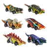 MAGICDINOSAUR 6 Pack Dinosaur Pull Back Car and Play Mat, Car Toys for Kids and Toddlers, Dinosaur Monster Trucks, Dinosaurio To