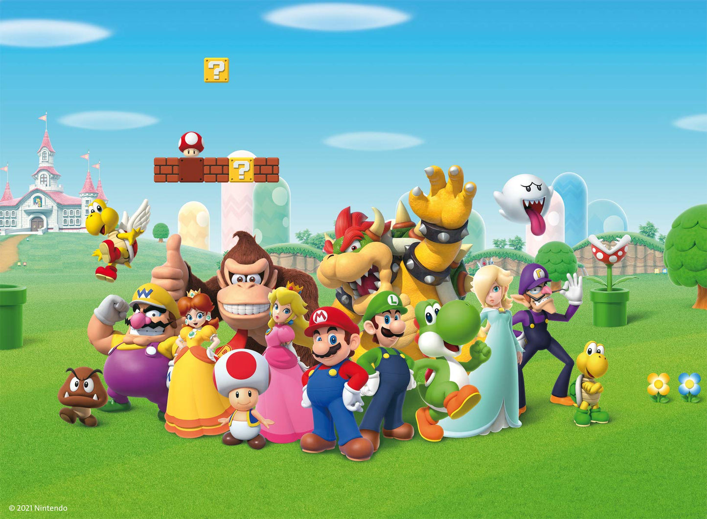 Ravensburger Super Mario 200 Piece Jigsaw Puzzles For Kids Age 8 Years Up - Extra Large Pieces
