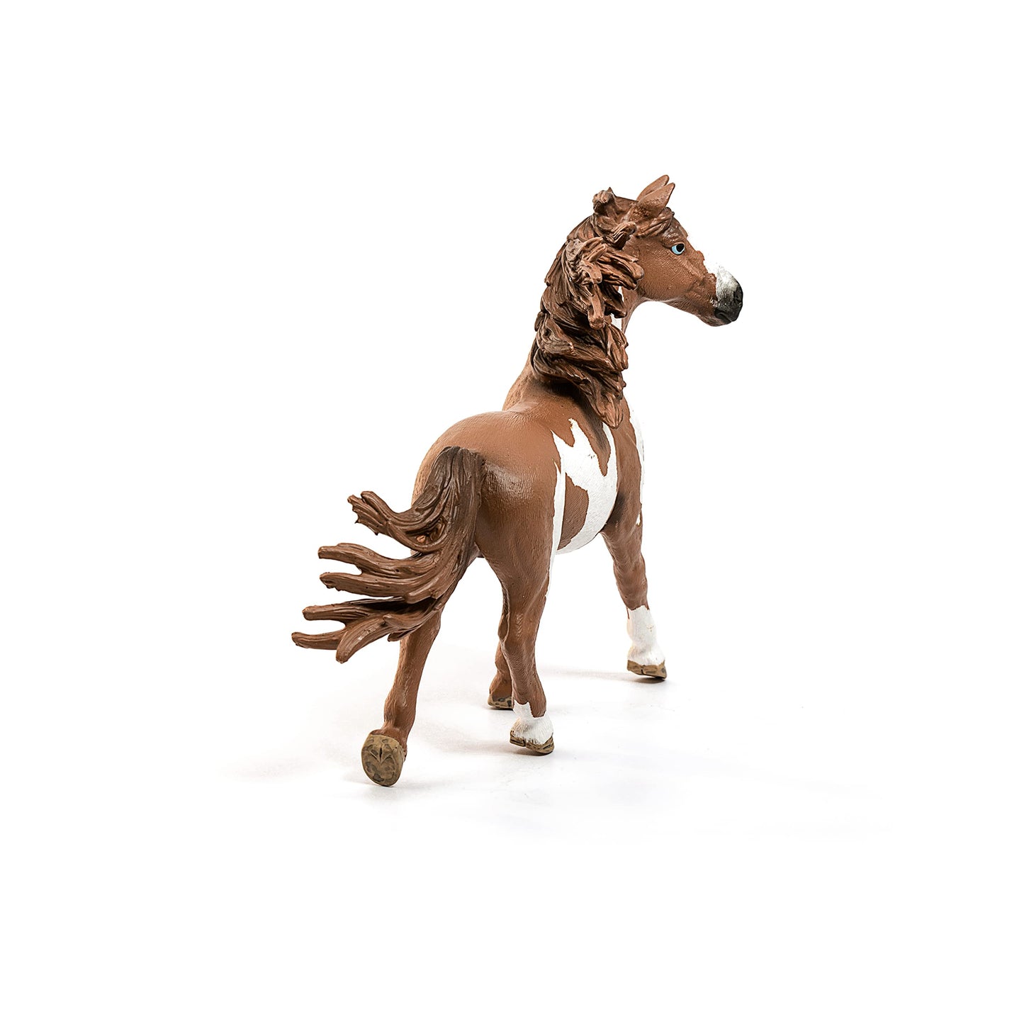 Schleich Farm World, Realistic Animal Toys For Boys And Girls, Pinto Stallion Spotted Horse Figurine, Ages 3+