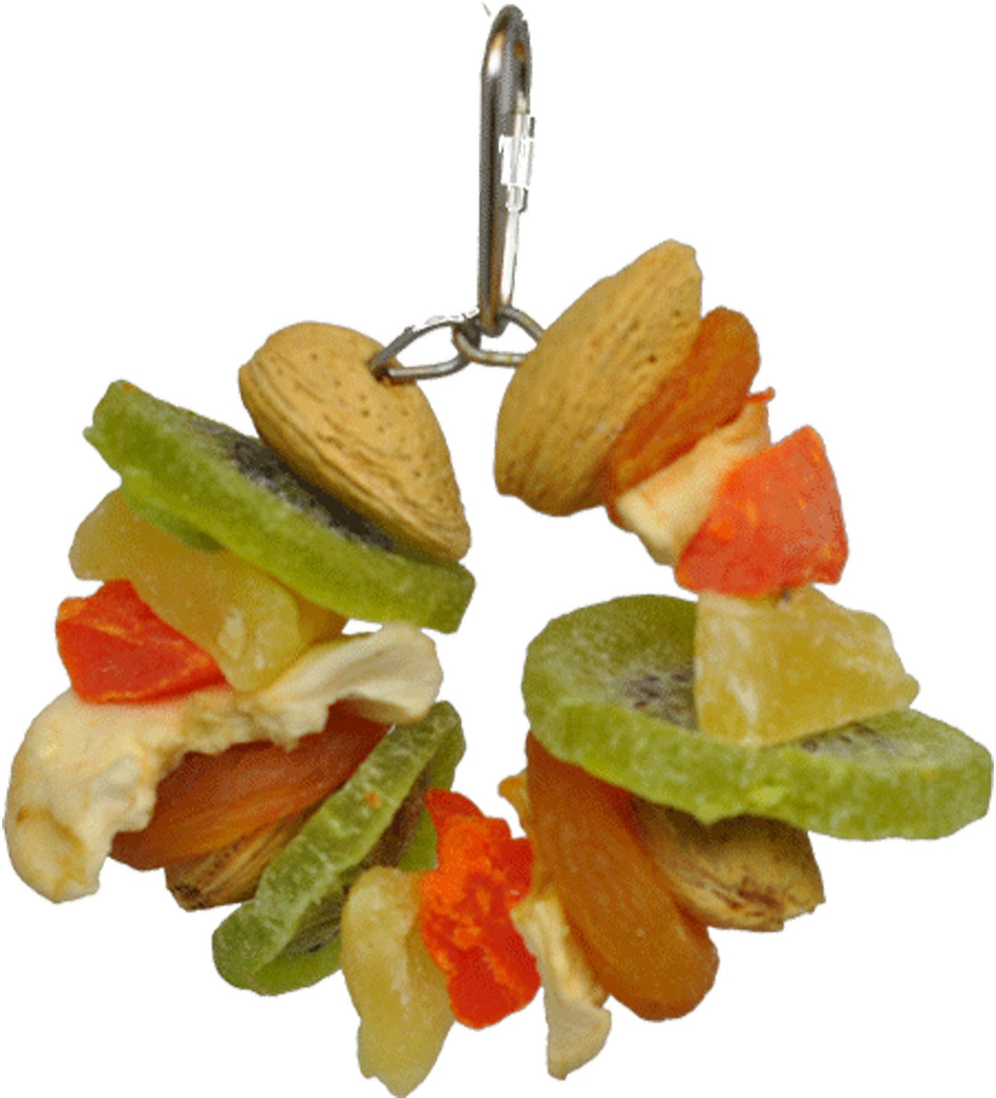 Happy Beaks Toy Deluxe Fruit Nut Ring Jr.