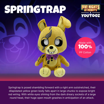 Youtooz Springtrap 9 Inch Fnaf Movie Collectible Stuffed Plush