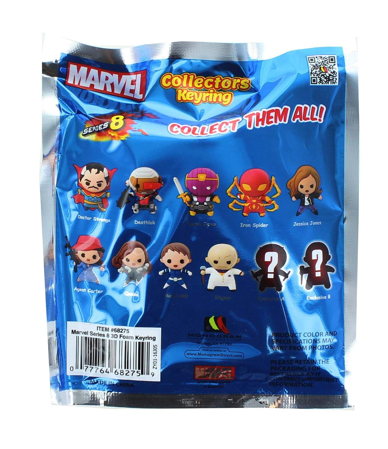 Marvel Series 8 3D Foam Blind Bags Action Figure