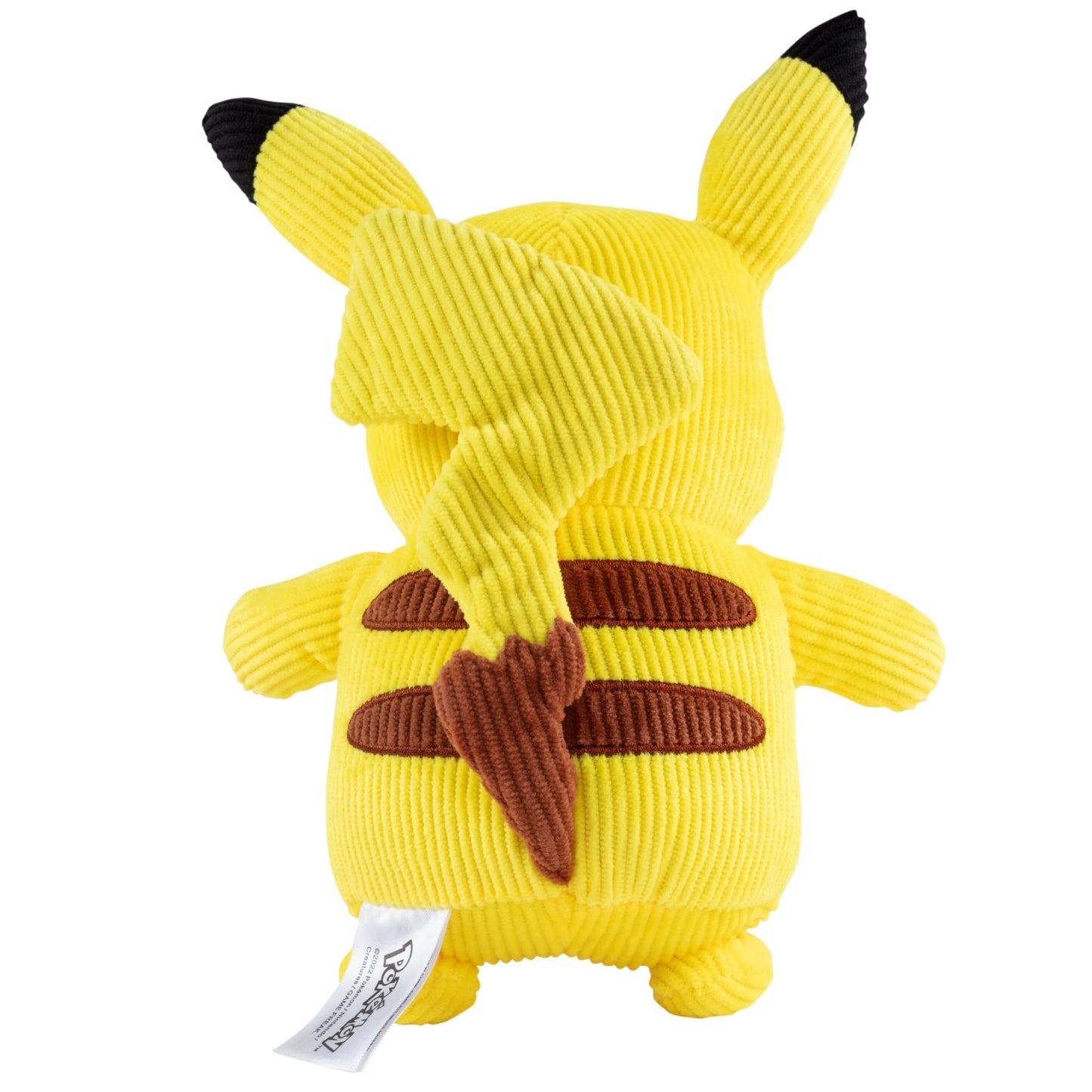 Pokémon 8' Pikachu Corduroy Fabric Plush - Officially Licensed - Quality Authentic & Soft Corduroy Stuffed Animal Toy - Limited Edition - Great Gift For Kids, Boys, Girls & Fans Of Pokemon