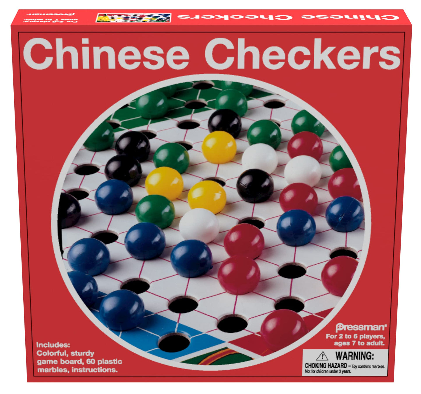 Chinese Checkers - Classic Game Of Strategy For 2-6 Players By Pressman