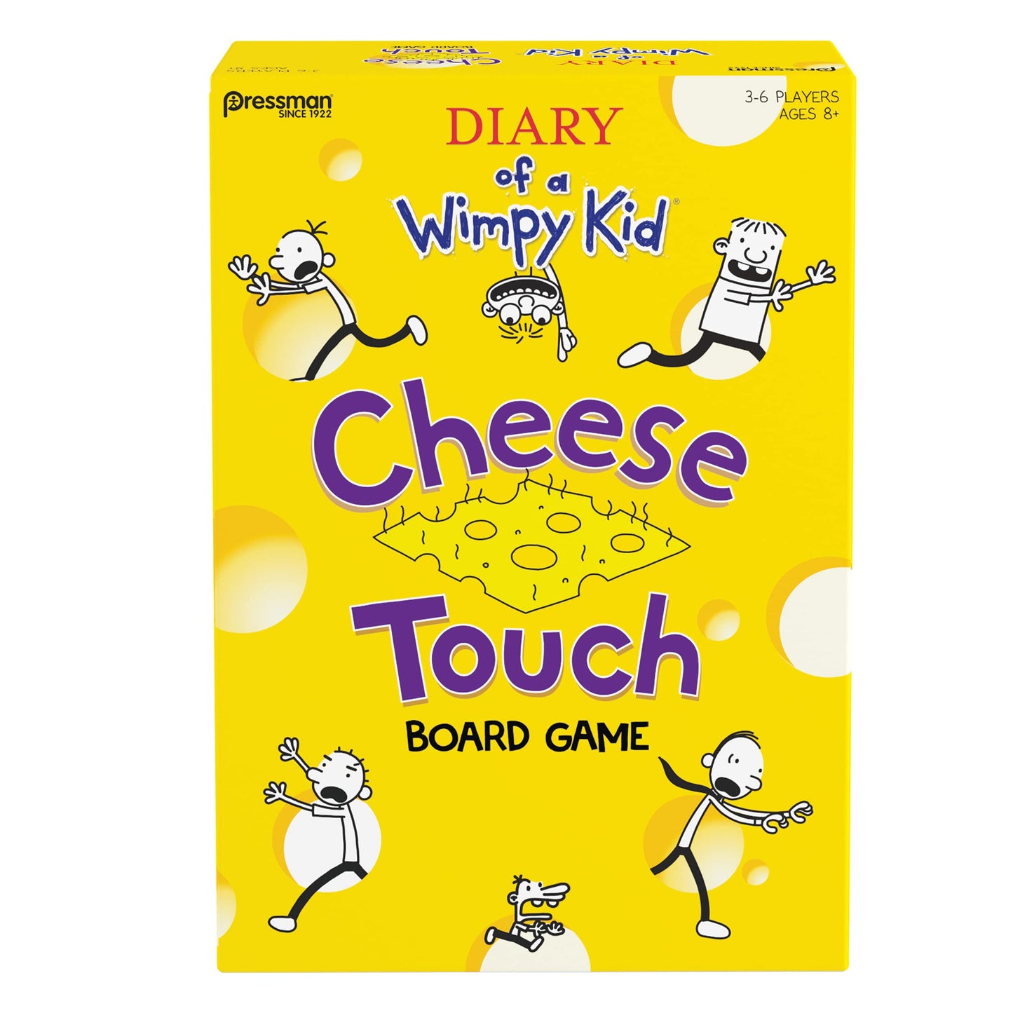 Diary Of A Wimpy Kid Cheese Touch Game - Race To The Finish While Learning About Your Friends By Pressman