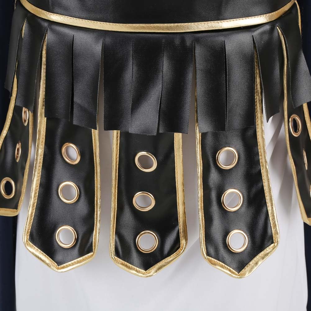Lmyove Kids Warrior Costume, Halloween Boys Roman Soldier Gladiator Viking Medieval Historical Role Playing Party 4-11Y (Medium,