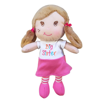 MartLoop Big Sister Doll & Book Bundle - 18" Pink Cotton Doll, Model SG_B01E6ELUKY