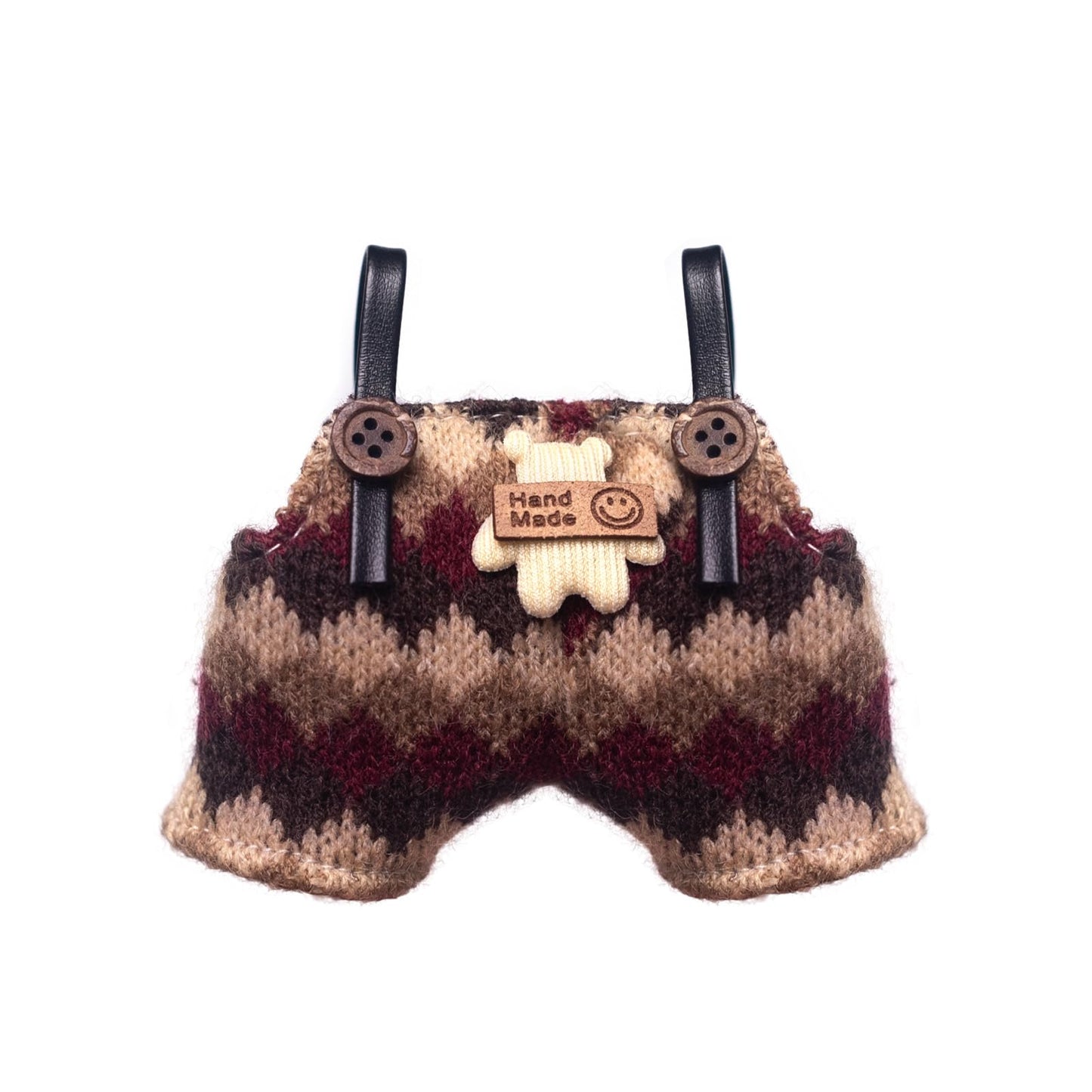 WVSAFV Clothes for Labubu (NO Doll) fit 17cm/6.69'' enhanced Outfit with Accessories Soft & Stylish Hand-Woven Doll Set Wool Overall