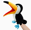LOMTRATS Birds Hand Puppets for Kids,Toddler Includes Parrots, Peacocks, etc with Movable Open Mouths, Perfect for Storytelling,
