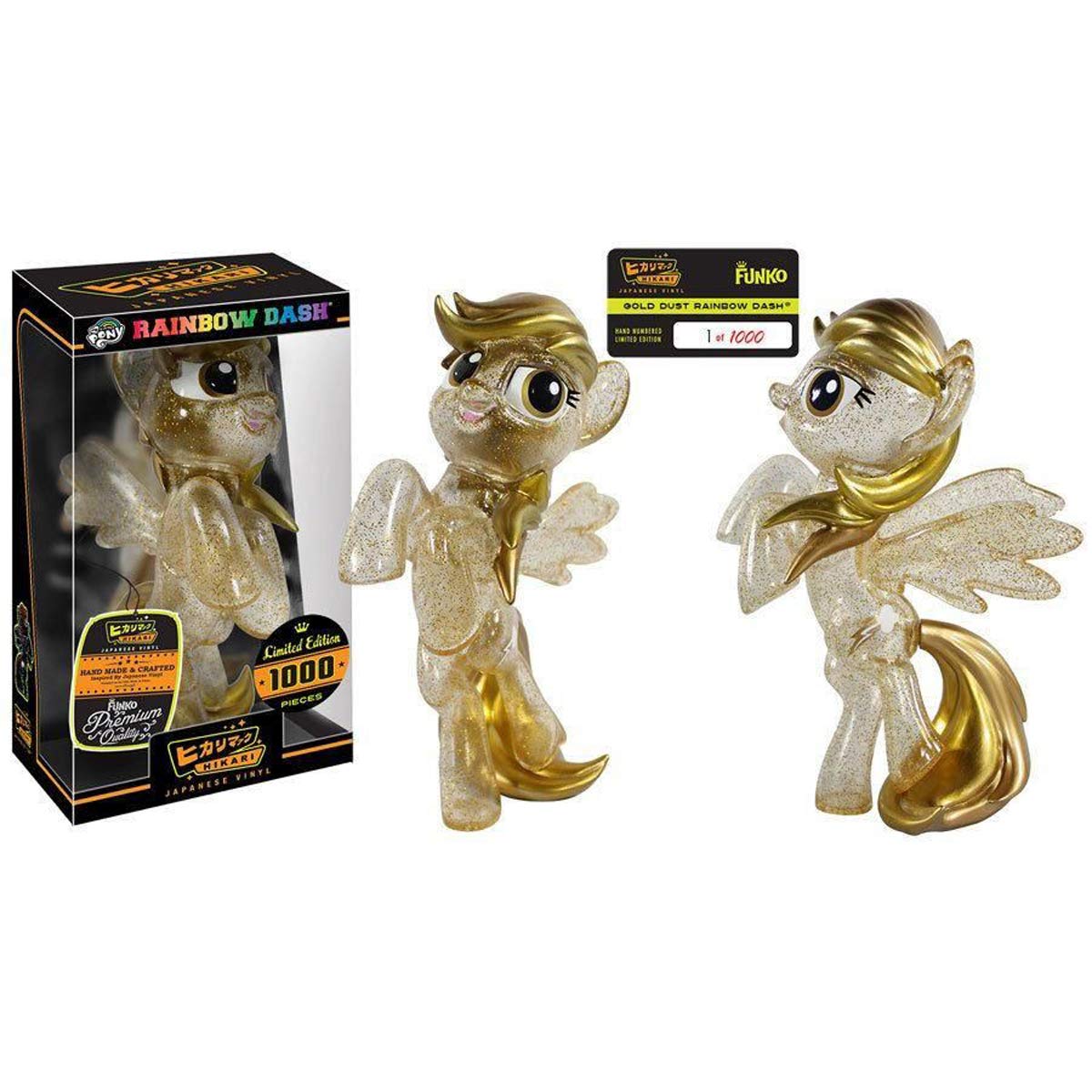Gold Dust Rainbow Dash Hikari Figure Entertainment Earth limited availability LE/1000