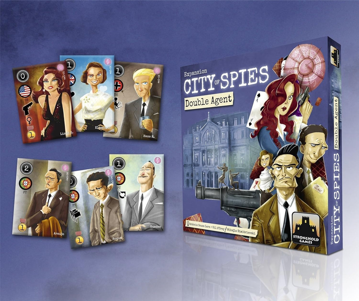 Stronghold Games City Of Spies Double Agents Board Games