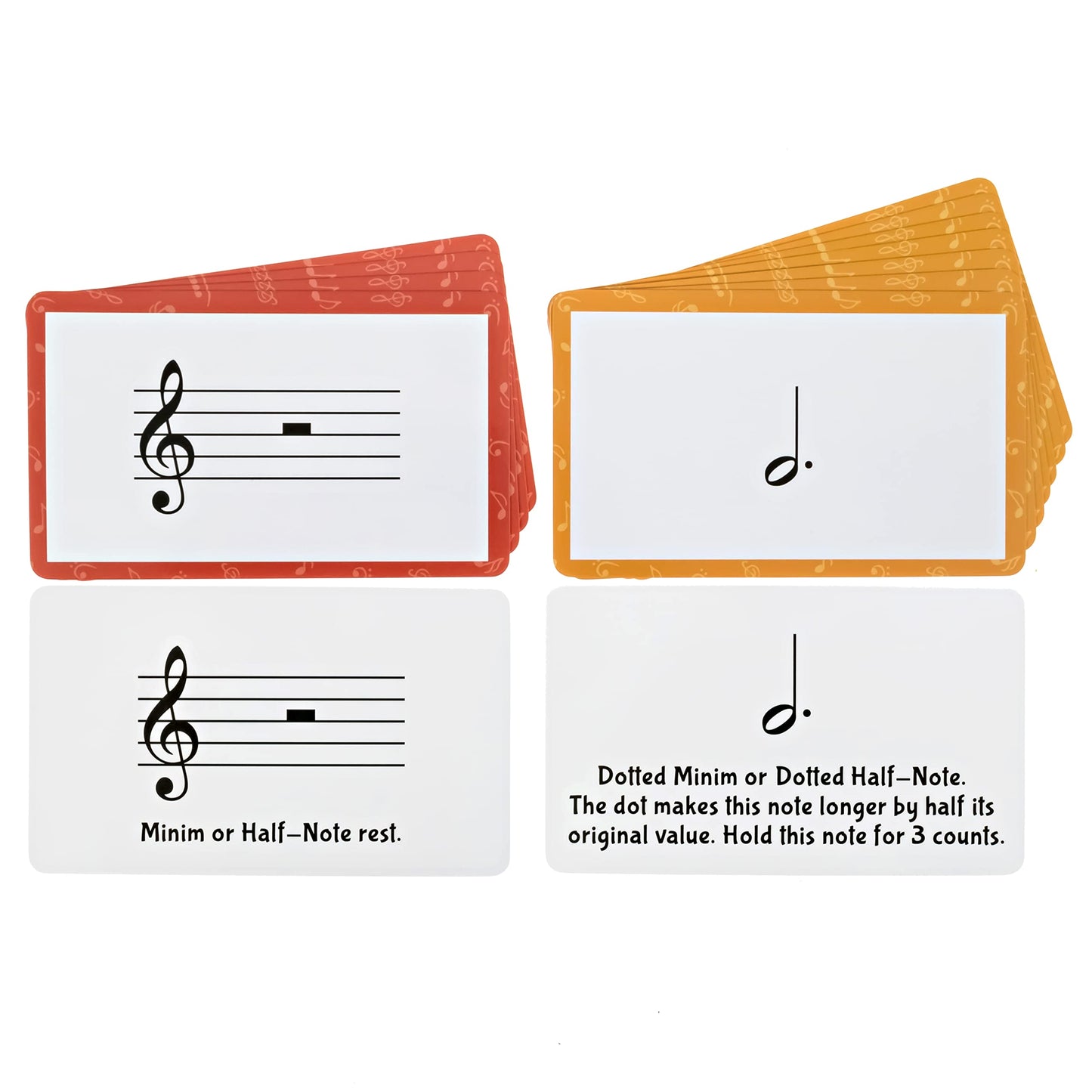 Learn To Read Music Flashcards By Lark & Wolf. 56 Large Size Music Note Theory Flashcards For Kids Piano