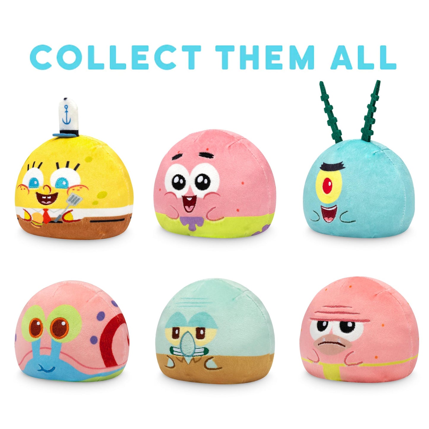 Teeturtle Spongebob Squarepants 3'' Reversible Plushie Mystery Box - Officially Licensed Surprise Soft Stuffed Animal