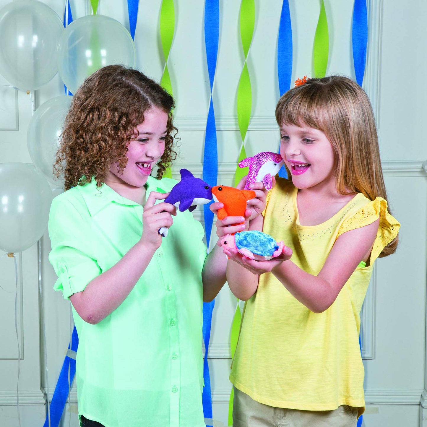 Fun Express Plush Sea Turtles (1 Dozen) Plush, Party Favors, Decorations, Giveaways - Vbs Vacation Bible School Supplies/Decor