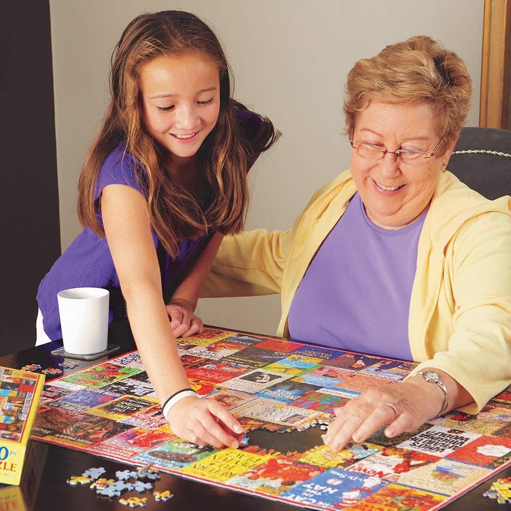 White Mountain Art Studio Puzzle 1000 Piece Summer Puzzles for Adults and Families