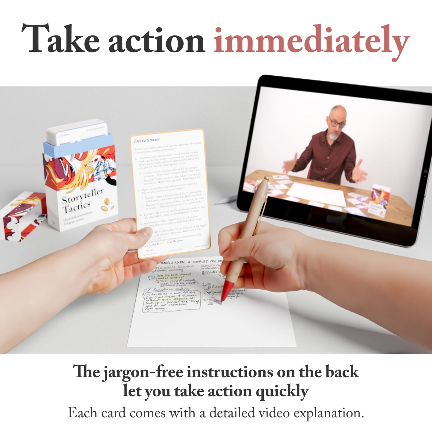Pip Decks Storyteller Tactics Card Deck, Business Tool To Improve Your Influence And Persuasion In Workshops, Sales Pitches, Pre