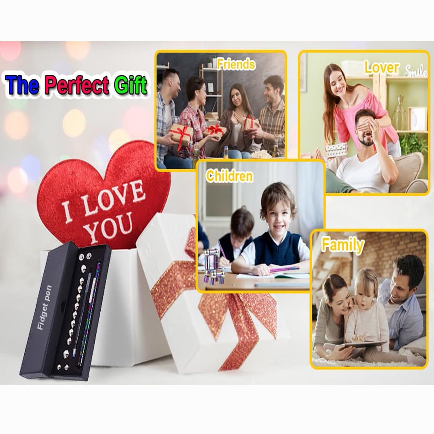 Aoyalabor Magnetic Fidget Pen, Magnetic Pen Gifts For Teenage Boys Decompression Magnet Pen Fidget Toy Pens, Christmas Birthday