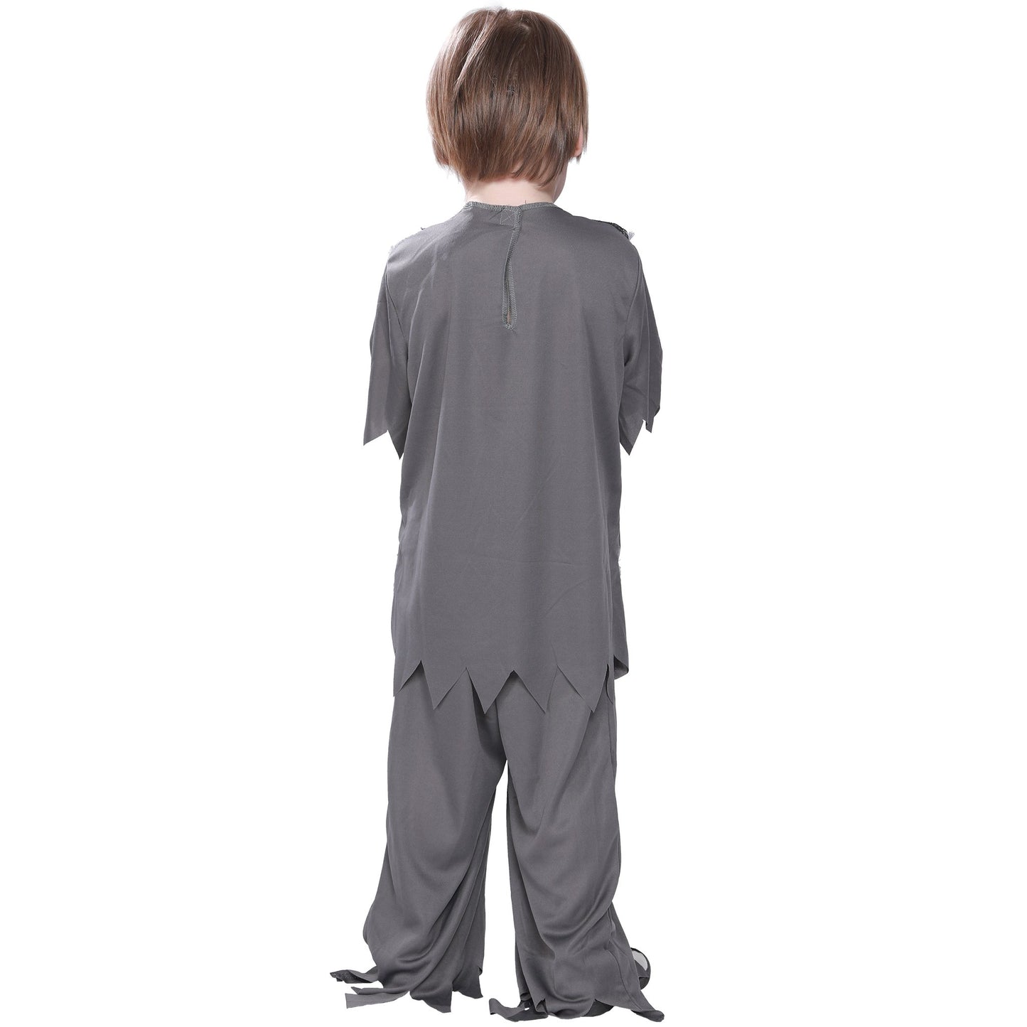 Eraspooky Skeleton Bloody Zombie Boy Costume Horror Halloween Kids Fancy Dress Outfit (Small)