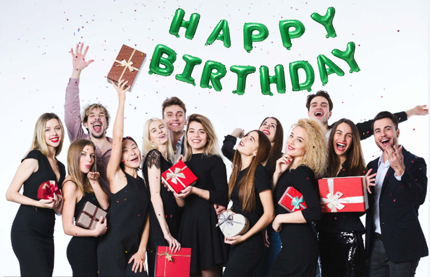 16 Inch Green Aluminum Foil Birthday Balloons For Birthday Party Supplies