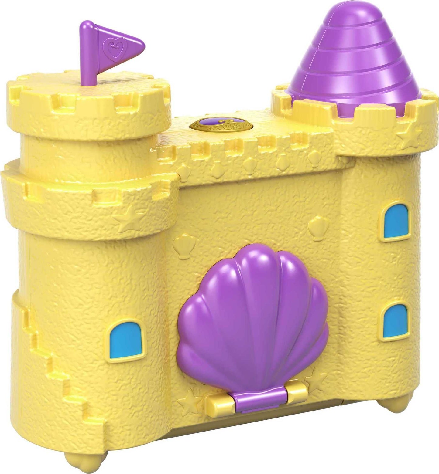 Polly Pocket Travel Toy Playset with 2 Micro Dolls, Dolphin Pet & Water Accessories, Multicolor, Model GCJ87