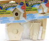 Set of 2 Kids DIY Woodshop Bird House and Bird Feeder - Easy To Assemble Activity Sets for Children