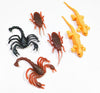 4GX Realistic Reptile & Insect Toy Set for Kids | Lizard, Scorpion & Cockroach Animal Figure Toys | Fun Prank Play Toys for Boys